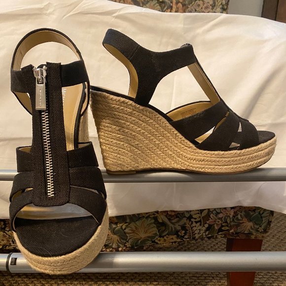 MICHAEL Michael Kors Shoes - Michael Kors Zip Front Wedges